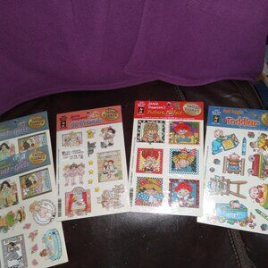 5 NIP Paper Pizazz Stickers Hot of the Press Janie Dawson's & Annie Lang's Rare!